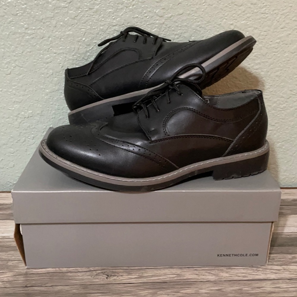 Men’s Reaction Kenneth Cole Dress shoes, black, size 6